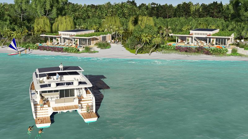 Silent Yachts solar powered resort with floating villas concept - photo © Silent Yachts
