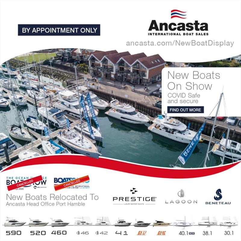 Ancasta new boats on display photo copyright Ancasta taken at 