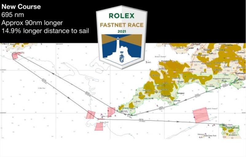 The long final leg to Cherbourg adds 90 miles to the course and is more open, but concluded with the crossing of the Alderney Race photo copyright Ian Moore taken at Royal Ocean Racing Club