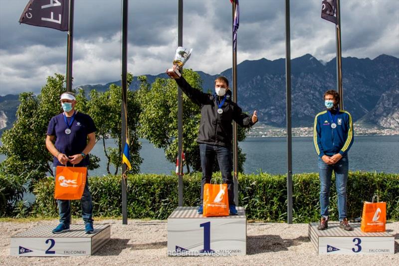 Top three - International Finn Cup XVII Andrea Menoni Trophy - photo © Robert Deaves