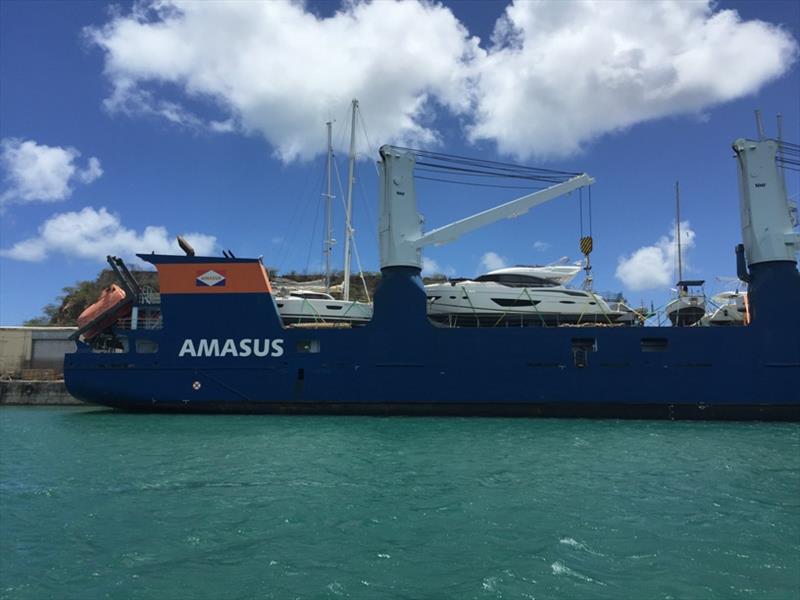 Peters & May monthly transport from USA - photo © Antigua Sailing Week