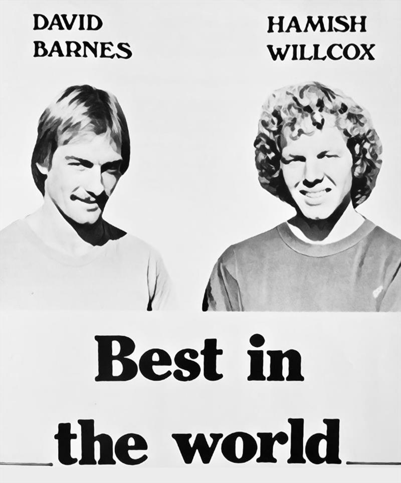 Back in early 80s, David Barnes and Hamish Willcox were the most celebrated duo in the Olympic sailing, much like the team that Hamish coaches today photo copyright sailjuice taken at 