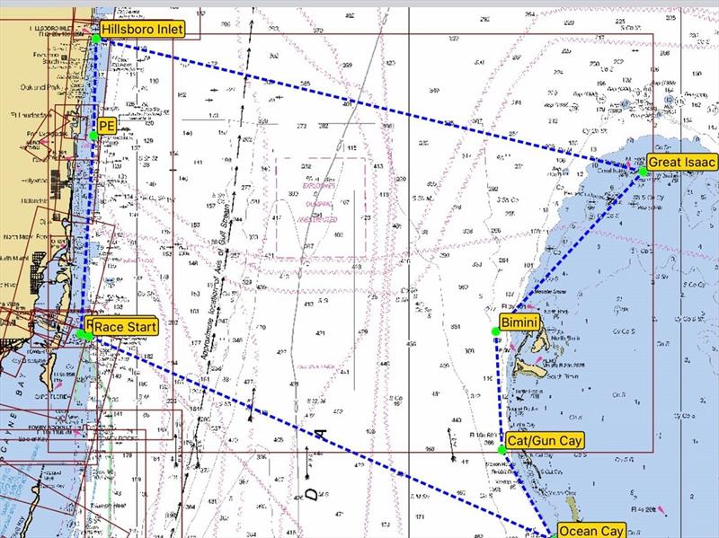 Miami to Nassau Cup Race Tracker - photo © SORC Sailing