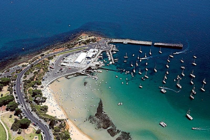 Mornington Yacht Club from the air - photo © Peter Barker