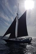 Bahari, owned and skippered by husband-and-wife team of Brenton and Kim Chauncey