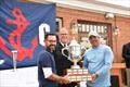 The crew of loulou was awarded the Roger Sherman Memorial Trophy for best performance in both the Spring and Fall Regattas © American Yacht Club