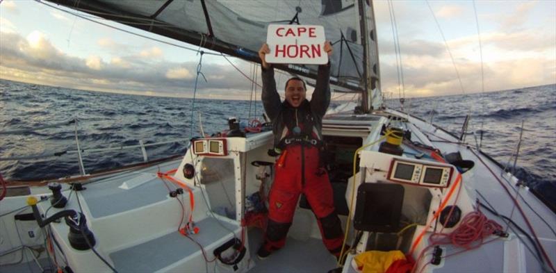 Marco Nannini - Cape Horn 2012 - photo © Global Solo Challenge