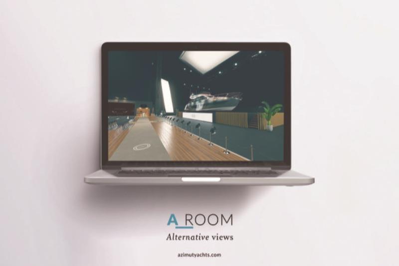 A-Room laptop photo copyright Azimut Yachts taken at 