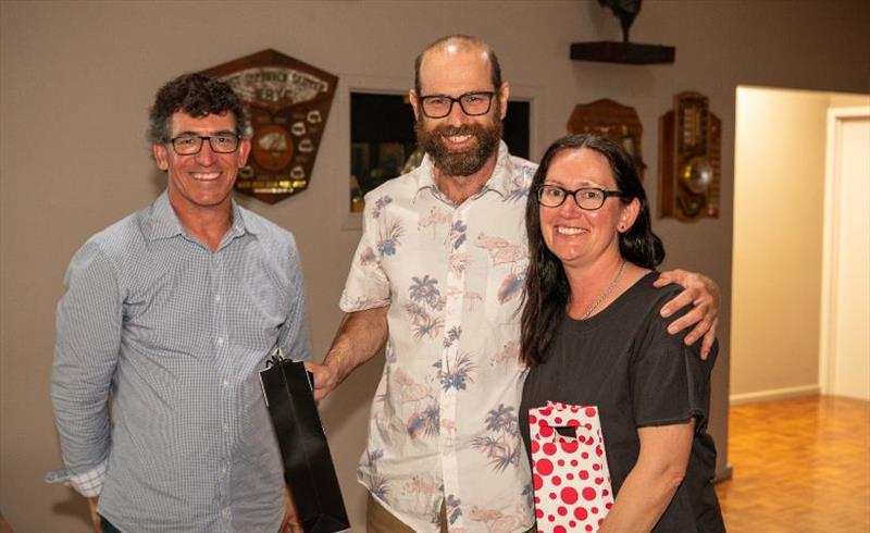 WA President Jason with EBYC volunteers Paul and Georgia - 2021 WA Hobie Cat State Championships photo copyright Drew Malcolm taken at Esperance Bay Yacht Club