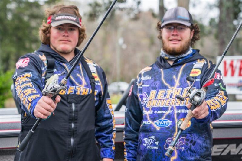 Chase Milholen and Levi Mullins - photo © Major League Fishing
