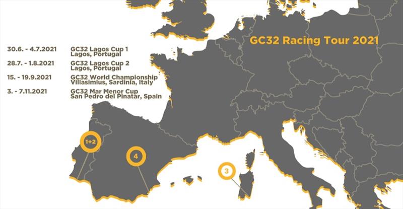 GC32 Racing Tour revises its 2021 schedule - photo © GC32 Racing Tour