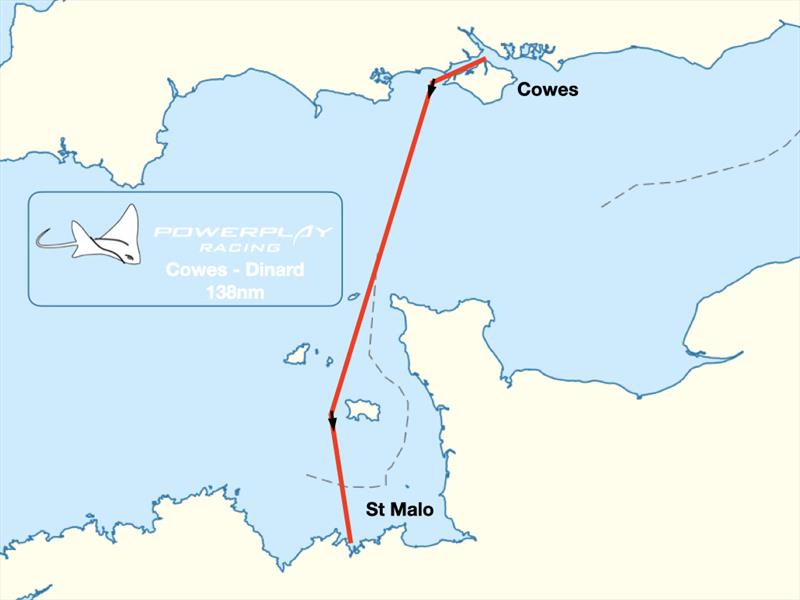 PowerPlay Racing route map photo copyright Lloyd Images taken at 