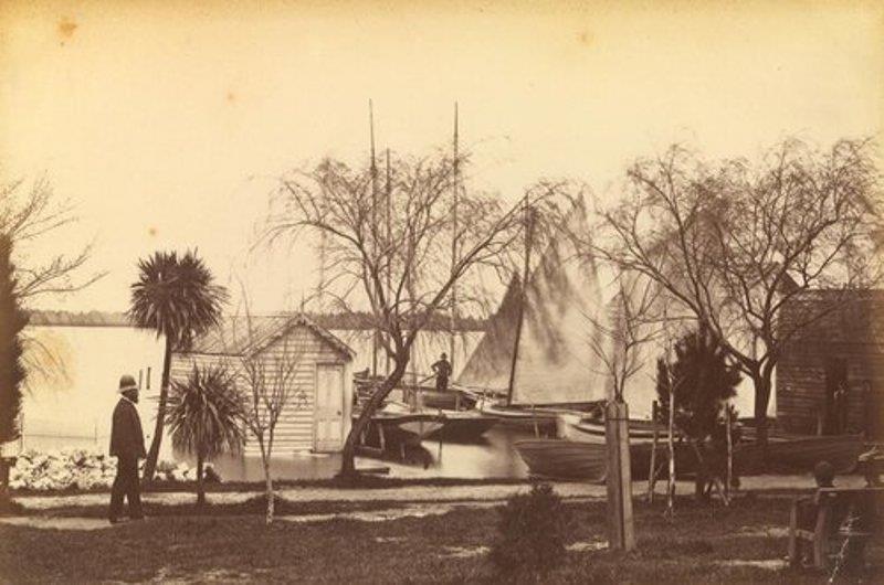 Lake Wendouree 1880's photo copyright Southern Woodenboat Sailing taken at 