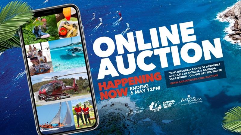Virtual fundraising auction success - photo © Antigua Sailing Week