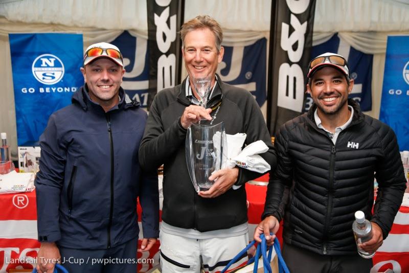 Landsail Tyres J-CUP 2020 Prizegiving ,winners photo copyright Paul Wyeth / pwpictures.com taken at Royal Southern Yacht Club