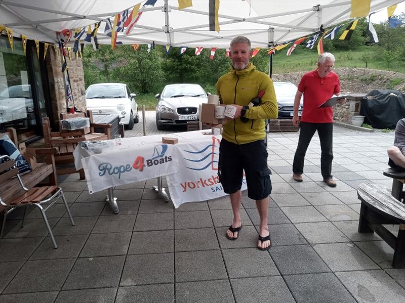 3rd place Wayne Fletcher - RS400 Rope4Boats Northern Tour photo copyright John Simms taken at Yorkshire Dales Sailing Club