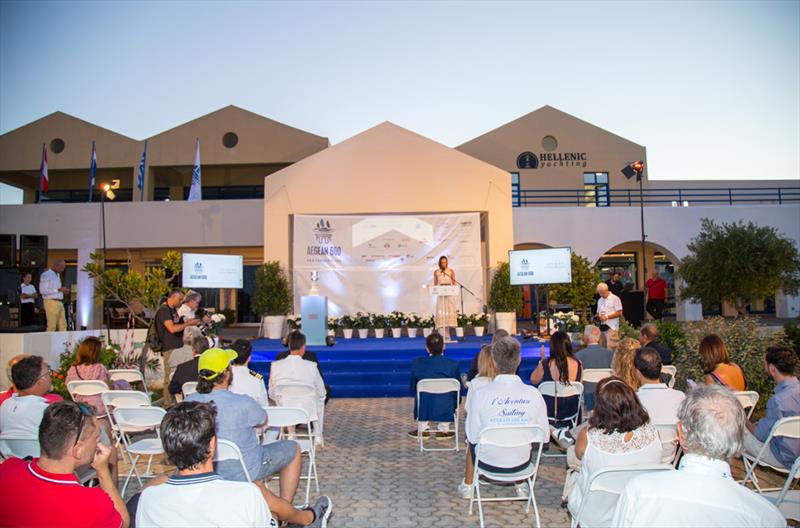 Opening Ceremony for the Aegean 600 photo copyright Nikos Alevromytis taken at Hellenic Offshore Racing Club