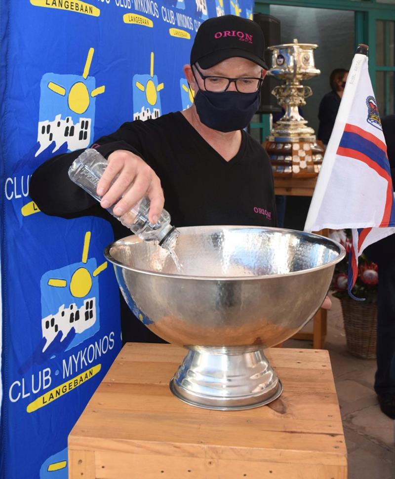 Davey James mixing photo copyright Richard Crockett taken at Royal Cape Yacht Club