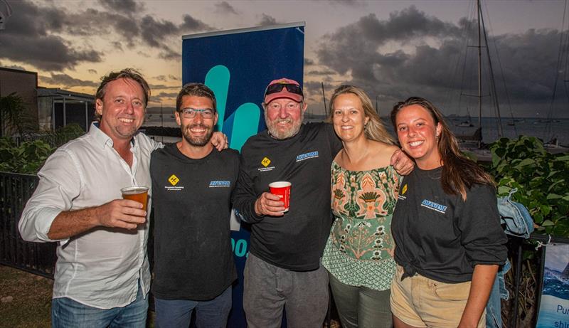 The Awesome crew having an awesome time at the top of the scoreboard - Airlie Beach Race Week photo copyright VAMPP Photography taken at Whitsunday Sailing Club