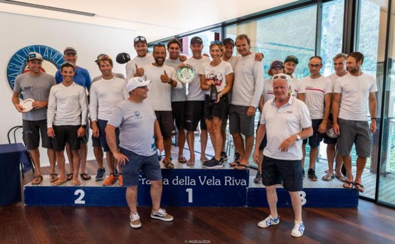 Overall Top 3 - Melges 24 European Sailing Series 2021 Event 3 - Riva del Garda, Italy photo copyright IM24CA / ZGN taken at Fraglia Vela Riva