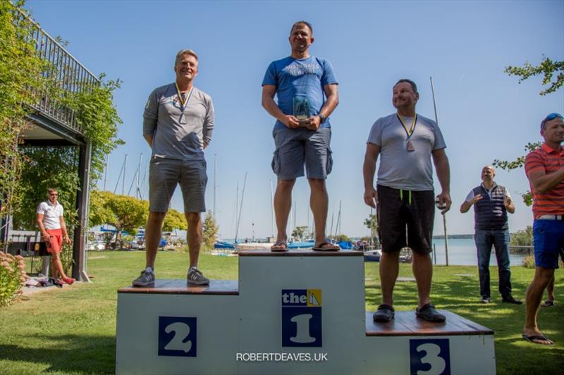 Top 3 - 2021 Finn European Masters - photo © Robert Deaves