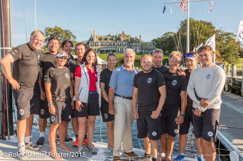 Royal Thames Yacht Club captain William Edwards (far left) - photo © Daniel Forster