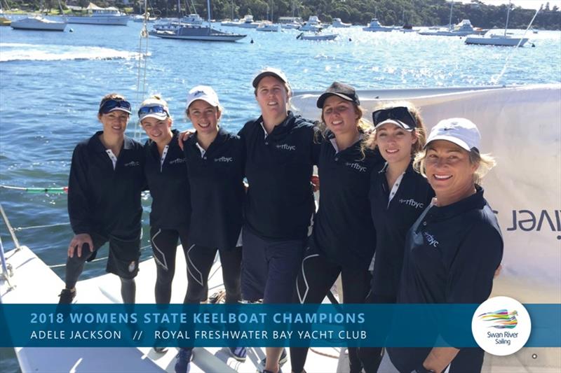 2018 Women's State Keelboat Champions photo copyright Swan River Sailing taken at Fremantle Sailing Club
