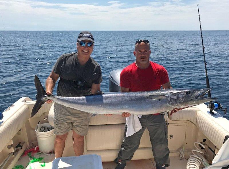A highlight of Roger's 2021 fishing season was catching this impressive wahoo with Michael Manno photo copyright Grady-White taken at 