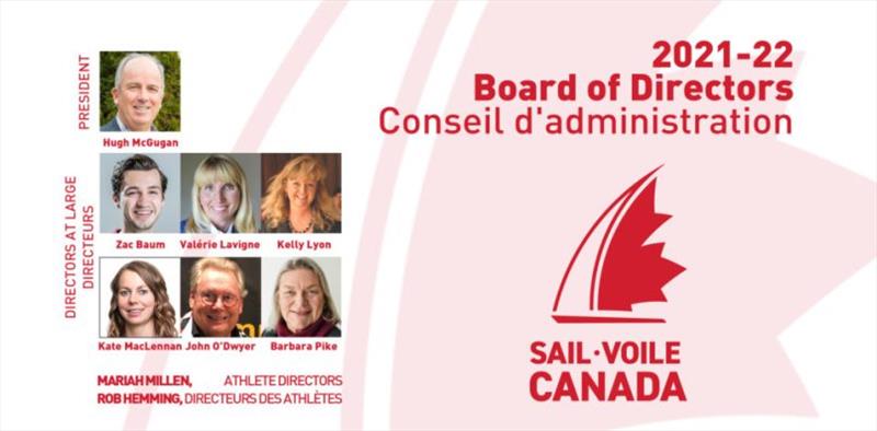 Sail Canada introduces its Board of Directors for 2021-2022 photo copyright Sail Canada taken at Sail Canada
