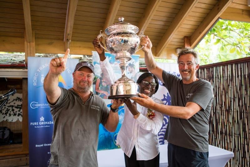 The first Two-Handed winners of the spectacular RORC Transatlantic Trophy in the 2019 race - Richard Palmer's JPK 1010 Jangada will return for the 2022 edition with Jeremy Waitt as co-skipper - photo © RORC / Arthur Daniel