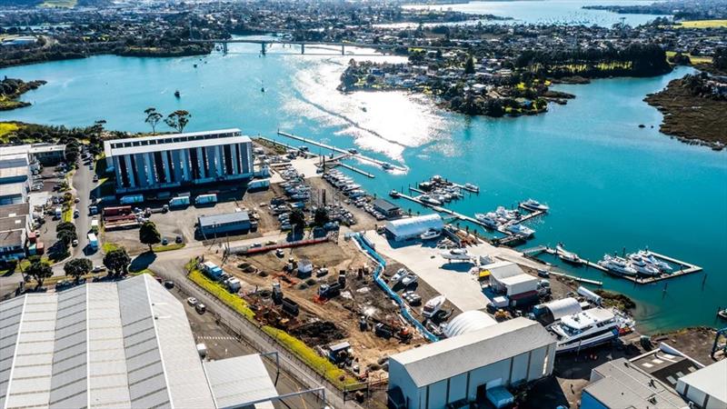 Tamaki Marine Park Marine Precinct is rapidly taking shape photo copyright Tamaki Marine Park taken at 