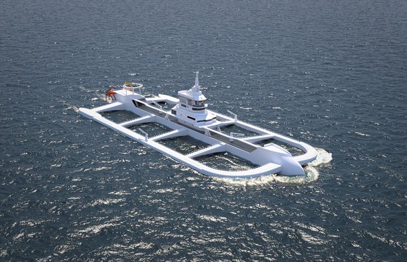 The fish-farming Ocean Ark vessel  - photo © RINA