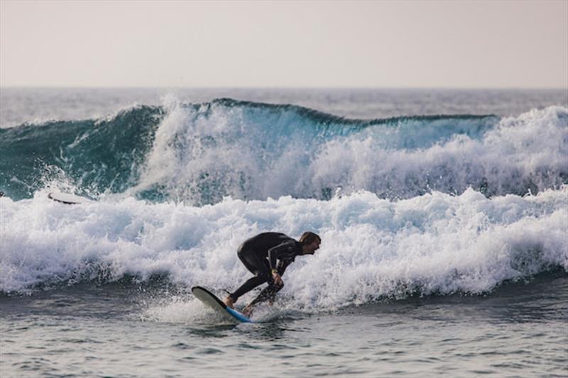 Surfing's a good substitute when there's no wind for kitefoiling photo copyright IKA Media / Sailing Energy taken at 