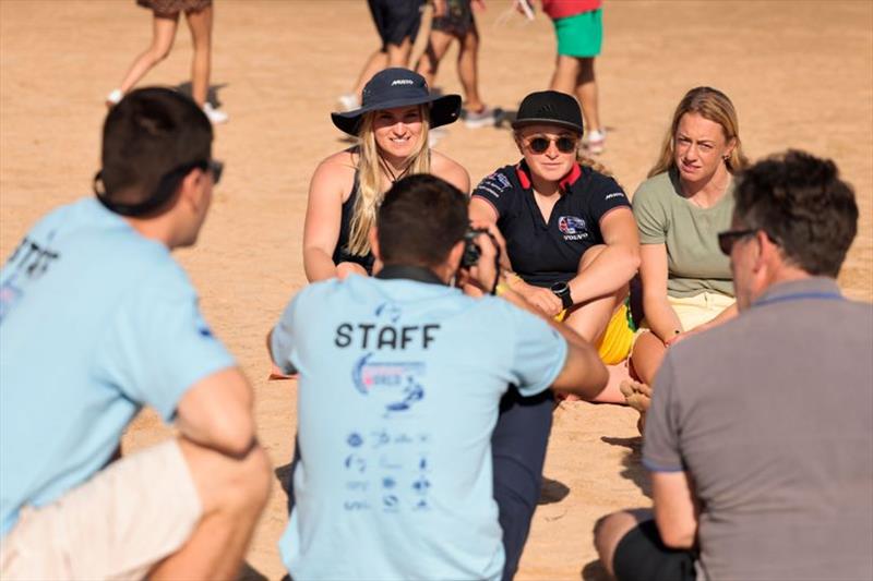 Interview with the girls from the British Sailing Team... - 2021 KiteFoil World Series Fuerteventura day 1 - photo © IKA Media / Sailing Energy