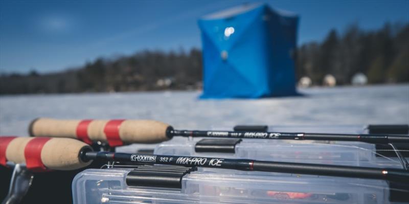 G. Loomis IMX-PRO ice rods photo copyright G. Loomis Rods taken at 
