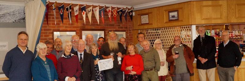 West Country Classic Series Prizegiving at Saltash Sailing Club November 27th skippers, crews partners supporters and organisers of the event photo copyright Chris Williams taken at Saltash Sailing Club