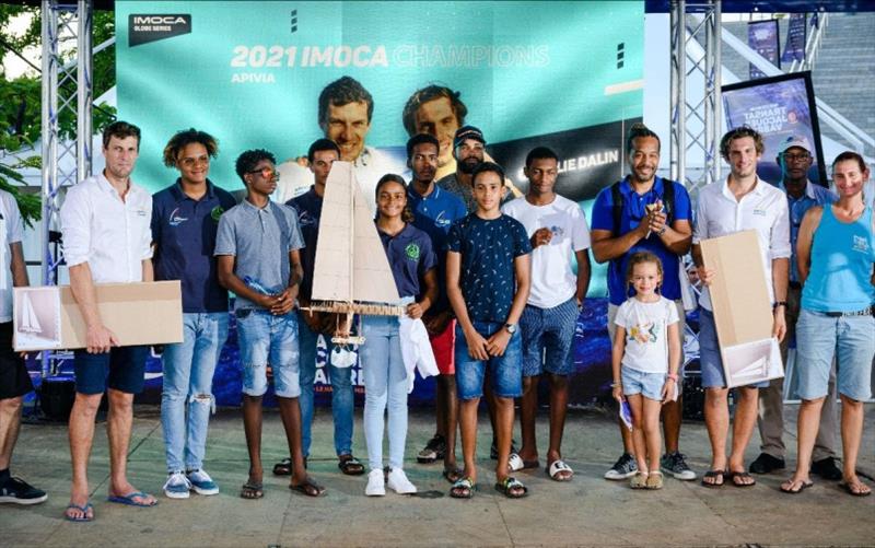 Award ceremony with the team of the Martinique Sailing League photo copyright Jean-Louis Carli / Alea taken at 