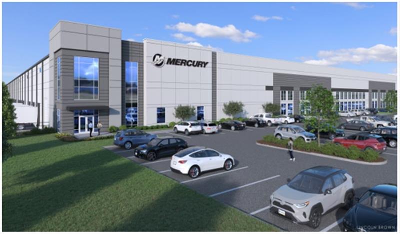 Mercury distribution Center Indiana photo copyright Mercury Marine taken at 