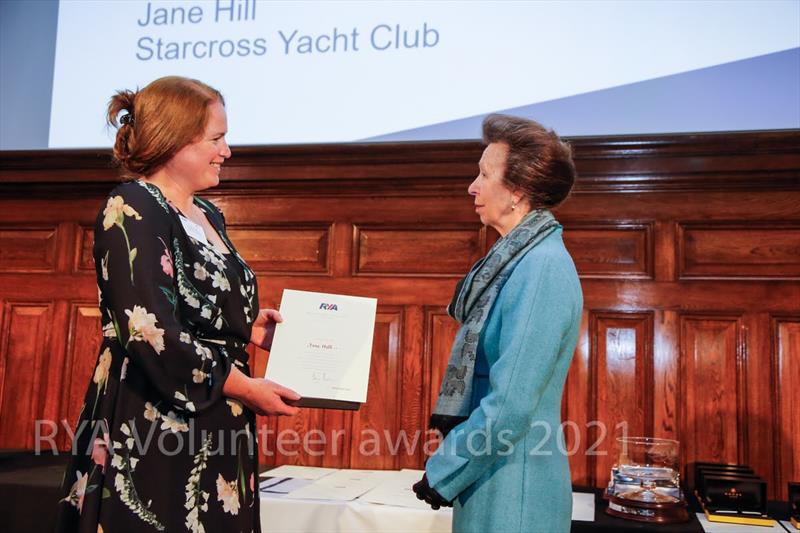 RYA Outstanding Contribution Community Volunteer Award for Starcross Yacht Club's Jane Hill - photo © Paul Wyeth / RYA
