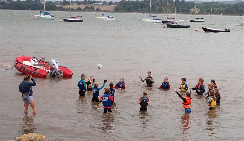 Juniors having fun at Starcross Yacht Club photo copyright Andrew Paley taken at Starcross Yacht Club