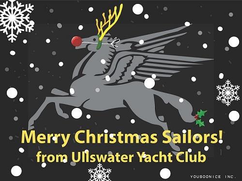 UYC's Peggy wishes everyone a Merry Christmas photo copyright yousoonice taken at Ullswater Yacht Club