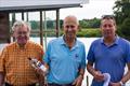 Race winner Pete Coop (centre)and the OODs in the Border Counties midweek sailing at Chester Sailing and Canoe Club © PeteChambers@boodogphotography