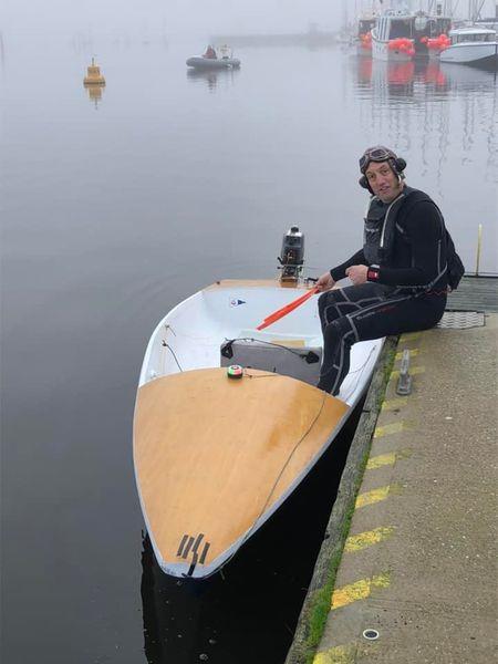 Interesting interpretations of the rules for the Hunt Cup 2021 at Lymington Town Sailing Club - photo © Richard Russell, Sue Markham & Abbey Knightly-Hanson