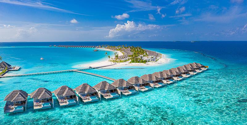 The Maldives is made up of 26 atolls dotted with exclusive resorts, the perfect place for a honeymoon filled with relaxation and luxury photo copyright West Nautical taken at 