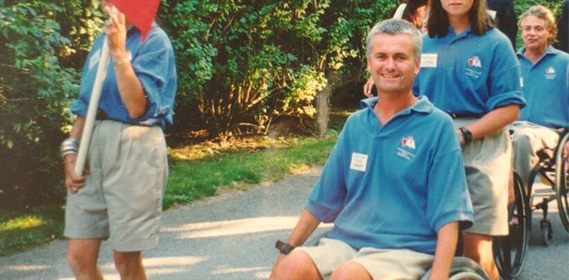 1996 Paralympic medalist in Para sailing David Cook photo copyright Sail Canada taken at Sail Canada