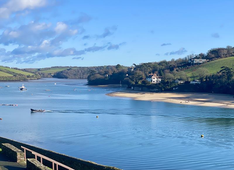 The view from Salcombe Yacht Club photo copyright Lucy Burn taken at Salcombe Yacht Club