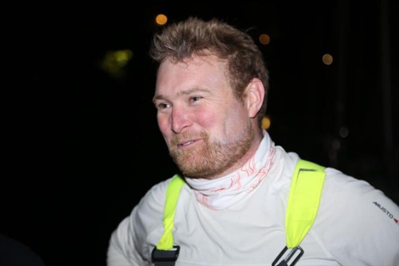 Tom Kneen after winning IRC One in his first RORC Caribbean 600 Left & right image photo copyright Tim Wright / photoaction.com taken at Royal Ocean Racing Club