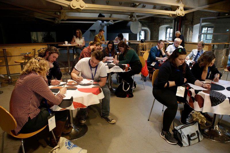 Attendees taking part in the Recognising Your Skills as a Sail Trainer workshop session. - photo © Max Mudie / UK Sail Training