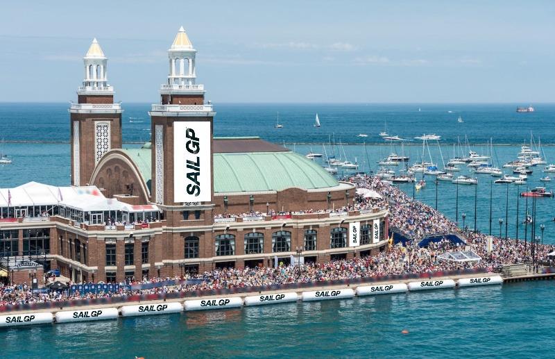 Chicago SailGP Navy Pier crowd - photo © United States SailGP Team