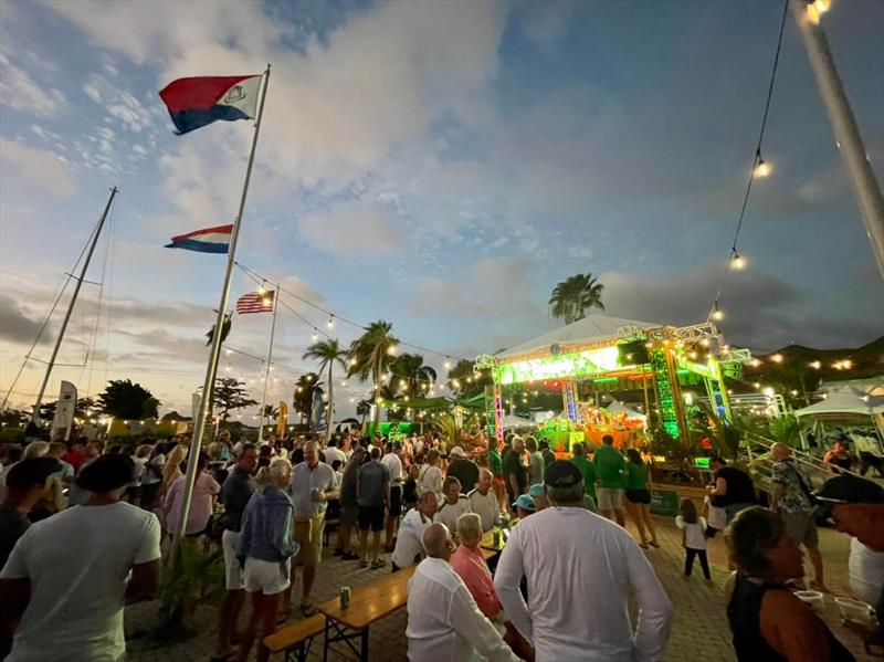 This year's race village was an intimate and unique set up, alongside the docks at Port de Plaisance, allowing sailors to hop off their boats and right into the party! photo copyright We Are SXM taken at Sint Maarten Yacht Club